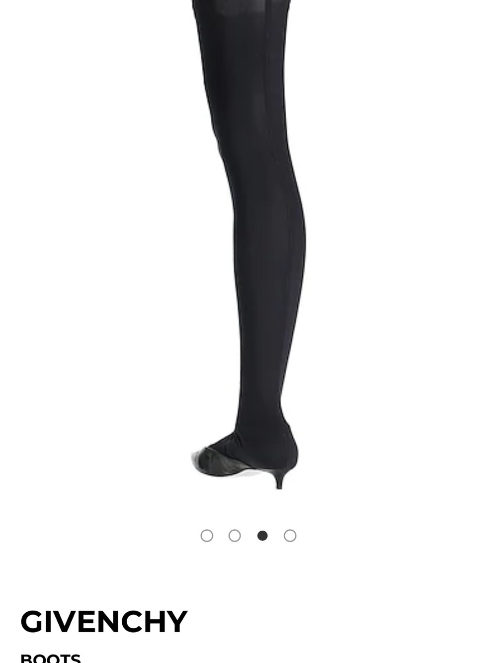 Givenchy Black Over-the-Knee Boots
